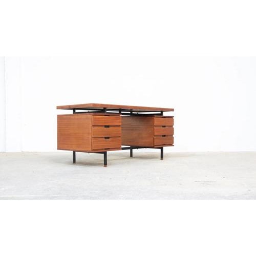 Pierre Guariche Minvielle Director's Desk by Pierre Guariche, 1960s For Sale - Image 4 of 11