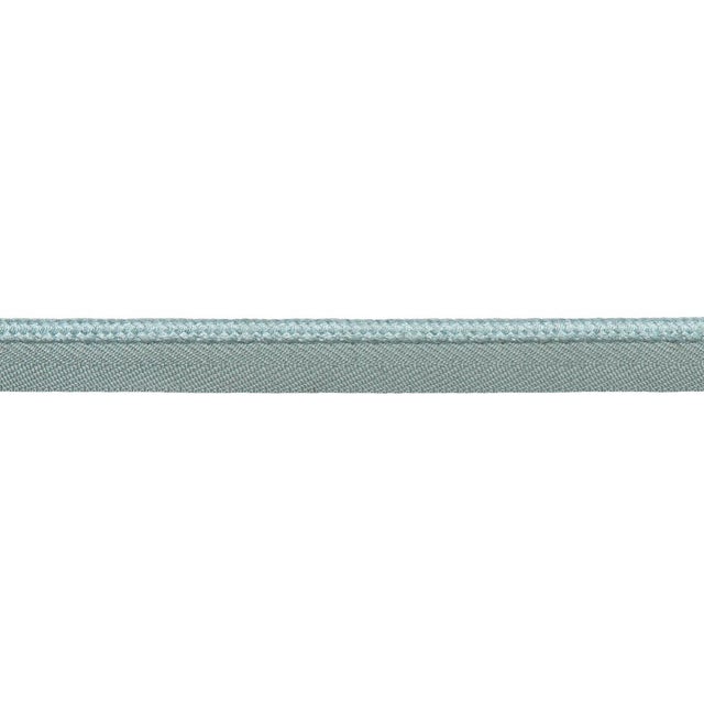 Sample - Schumacher Cedric Cotton Lip Cord Medium Trim In Aqua For Sale