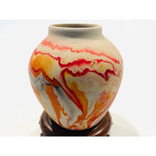 1970s Nemaji Modern Ceramic Vase For Sale In Los Angeles - Image 6 of 8