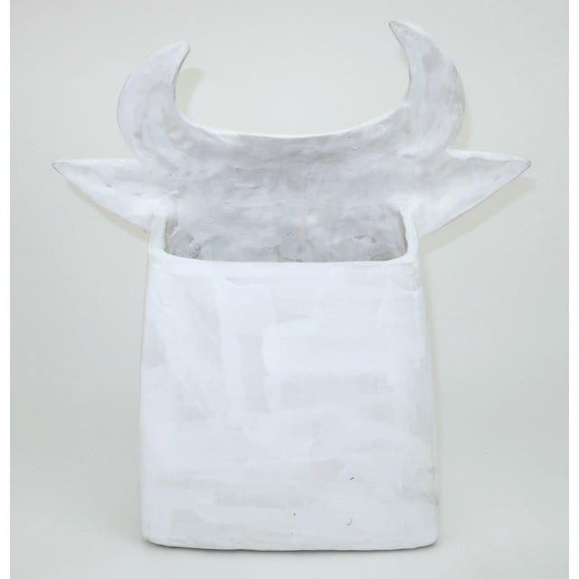 Thomas the Bull Ceramic Vase by Xiang Yang for Currey & Company For Sale In Atlanta - Image 6 of 10