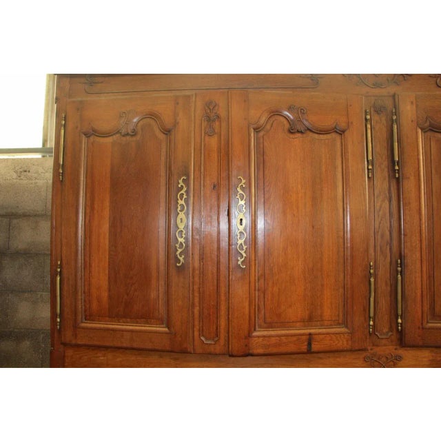Antique French Oak and Wood Buffet For Sale - Image 9 of 13