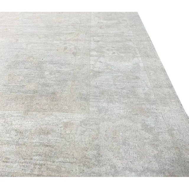 Handwoven Oushak Style Area Rug 12’3″ X 17’5″ - For Sale - Image 9 of 10