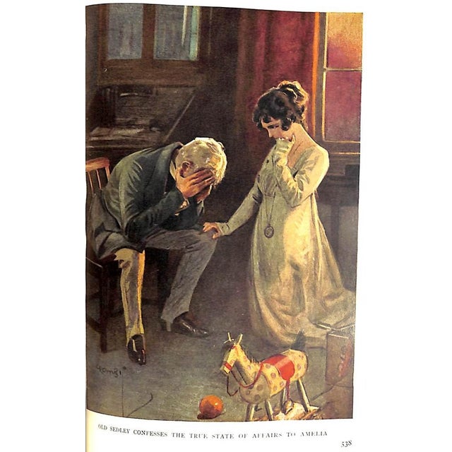 1930s "Vanity Fair a Novel Without a Hero" 1930 Thackeray, William Makepeace For Sale - Image 5 of 9
