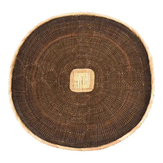 Early 20th Century Tonga Binga Basket 22 Inch For Sale