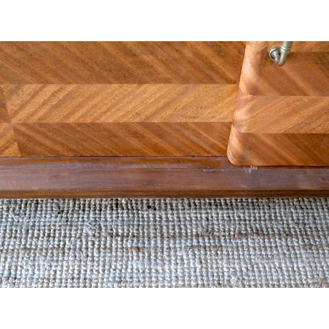 Vintage Teak Herringbone Sideboard, 1950s For Sale - Image 13 of 14