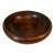 Mid 20th Century Minimalist Hardwood Footed Decorative Bowl For Sale