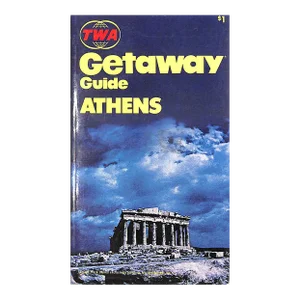 "Twa Getaway Guide Athens" Book 1971 Handel, Laurence