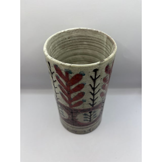 Ceramic Vintage Roller Vase by Gustave Reynaud, 1950s For Sale - Image 7 of 7