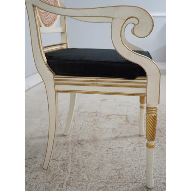 Set of 10 Clive Christian Cane Back Dining Chairs For Sale In Philadelphia - Image 6 of 18