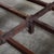 2020s Complete King Size Bed Constructed From an Antique Painted Teakwood Rajasthani Door and Pillars For Sale - Image 5 of 9