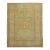 Turquoise Pink Antique Indian Amritsar Room Rug - 9' x 11'9" For Sale