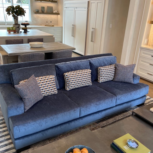 Nathan Anthony Furniture Chenille Sofa Chairish