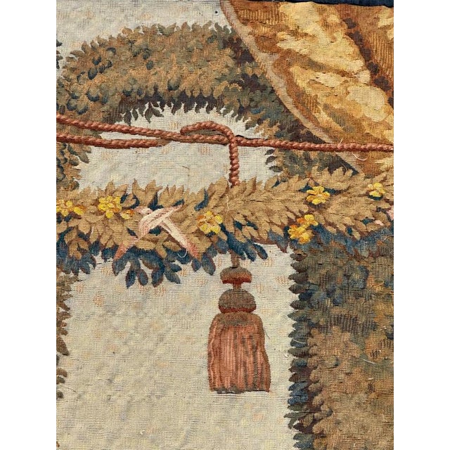 Antique French Silk Beauvais Tapestry by Georges Leroux, 1930s For Sale - Image 16 of 18