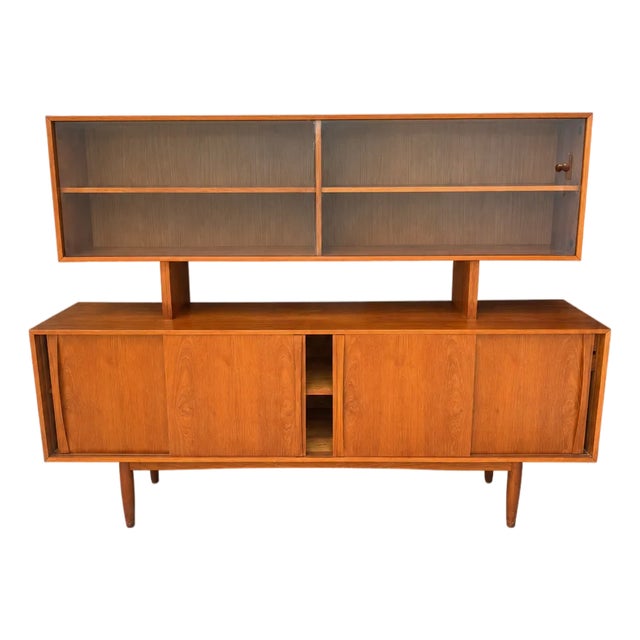 Vintage Danish Modern Teak Modular Display Cabinet / Credenza – STM-36 – Made in Denmark For Sale