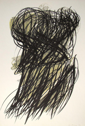 After Hans Hartung, Pastel P.1960-166, 1962, Photogravure