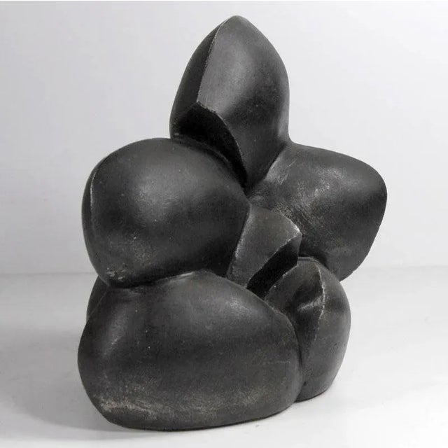 Abstract Patinated Plaster Sculpture, 1980s For Sale - Image 6 of 10