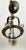 French Regency Style Bell Jar Pendant with Seeded Glass and Acanthus Leaf Bronze This elegant French Regency style bell...