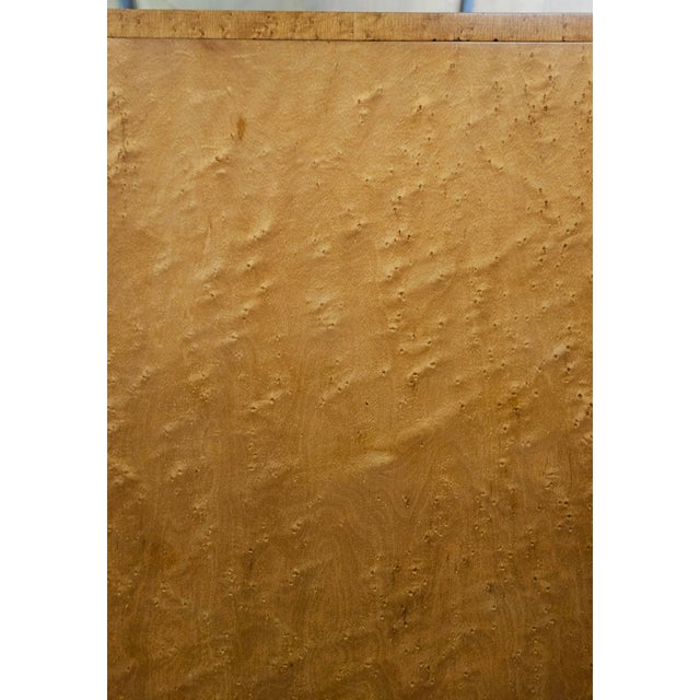 Art Deco Birdseye Maple Wardrobe with Phenolic Handles, 1930s For Sale - Image 6 of 13