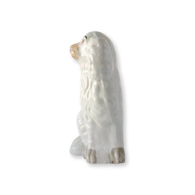 Antique Staffordshire King Charles Spaniel / Dog For Sale - Image 4 of 4
