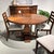French Provincial Rustic Round Wood Dining Table For Sale - Image 3 of 4