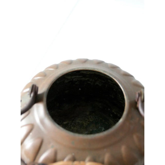 Antique Copper Tea Kettle For Sale - Image 4 of 13