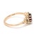 1960s Vintage 1ctw Garnet & Seed Pearl Ring, 14k Yellow Gold, Ring Size 6 For Sale - Image 5 of 7