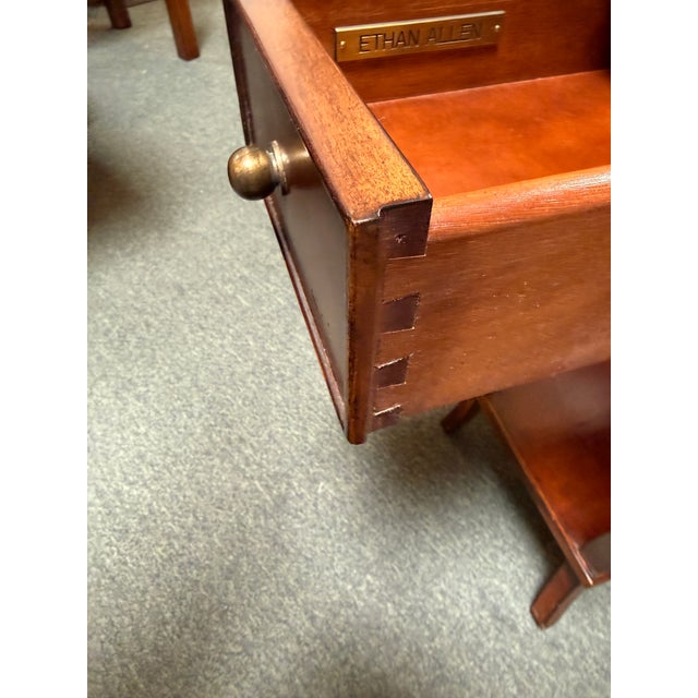 2010s Ethan Allen Marc End Table For Sale - Image 5 of 11