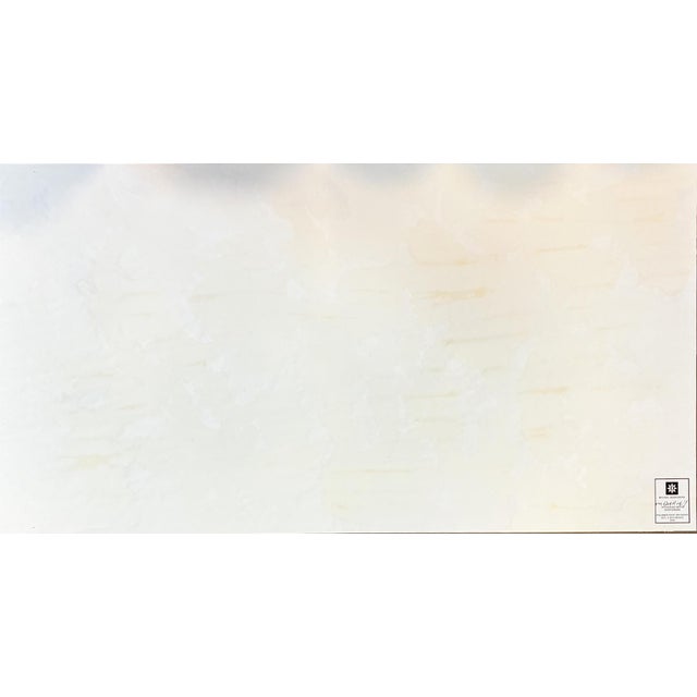 "Interlaced White Over Brown" by Artist Michael DesRosiers Acrylic Paint on Paper (2025) For Sale - Image 4 of 5