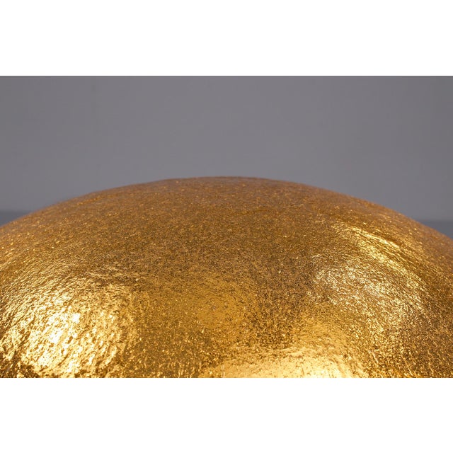 Gold Amber Murano Glass Ceiling Light, 1970s For Sale - Image 8 of 12