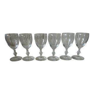 Vintage European Style Aperitif Sherry Cordial Glasses, Set of 6 For Sale