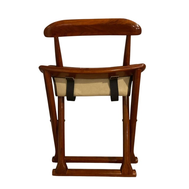 Wood Starbay Bermudes Folding Rosewood Yacht Chairs, 1990, Set of 2 For Sale - Image 7 of 10