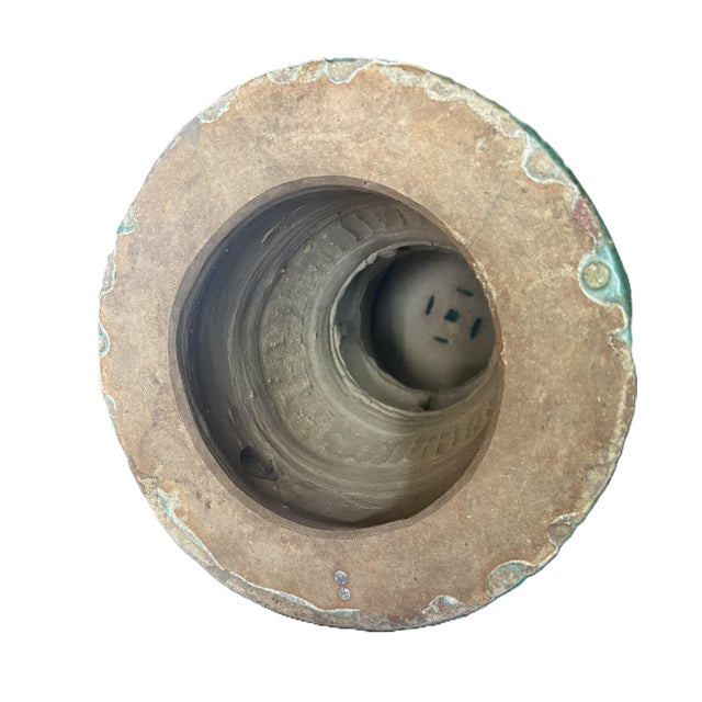 Pair of Annamese Celedon-Glazed Ceramic Garden Stands For Sale - Image 11 of 12