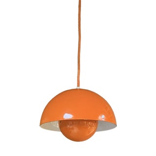 Flower Pot Pendant Lamp by Verner Panton for Louis Poulsen, Denmark, 1960s For Sale