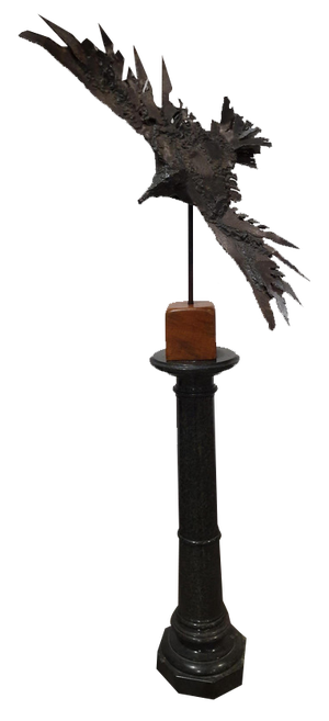 Pino Aldrovandi, Eagle Sculpture, 1960s, Wrought Iron