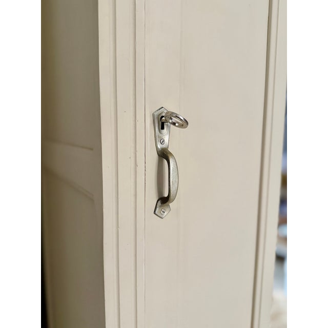Parisian Art Deco Style Wooden Wardrobe, 1930s-1940s For Sale - Image 4 of 14