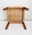 1950s Danish Style Woven Foot Stool or Accent Table For Sale - Image 9 of 10