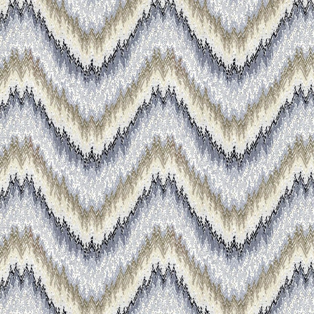 Contemporary Sample - Schumacher Petit Feu Wallpaper in Greige For Sale - Image 3 of 3