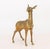 Late 20th Century Pair of Stag and Doe Large Brass Sculptures For Sale - Image 5 of 11