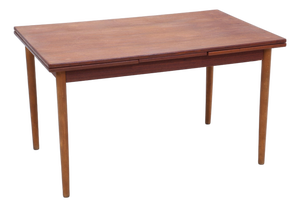 Mid-Century Teak Extendable Kitchen Table, 1960s