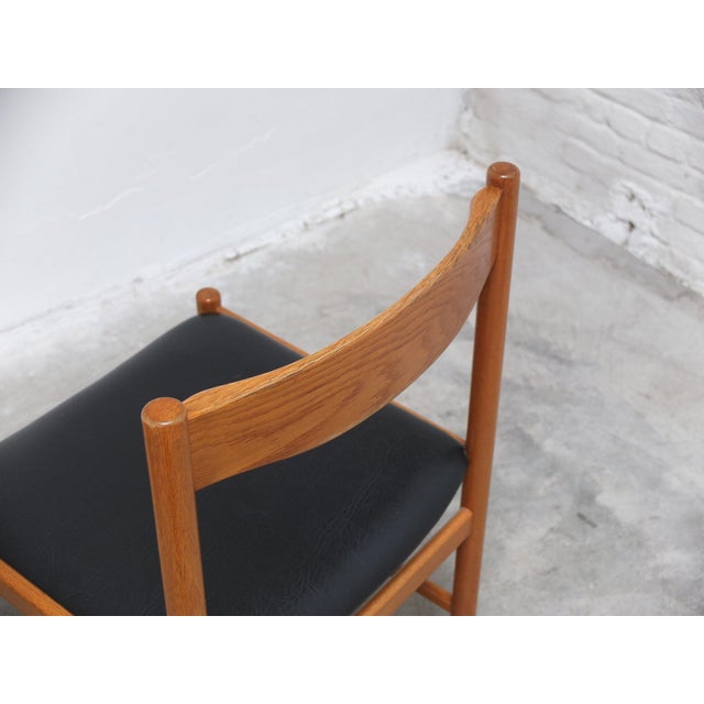 Dining Chairs in Oak from Meubelatelier Vanda, 1960s, Set of 6 For Sale - Image 16 of 18