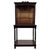 Antique English Carved Oak Cabinet with Barley Twist Legs For Sale - Image 12 of 12