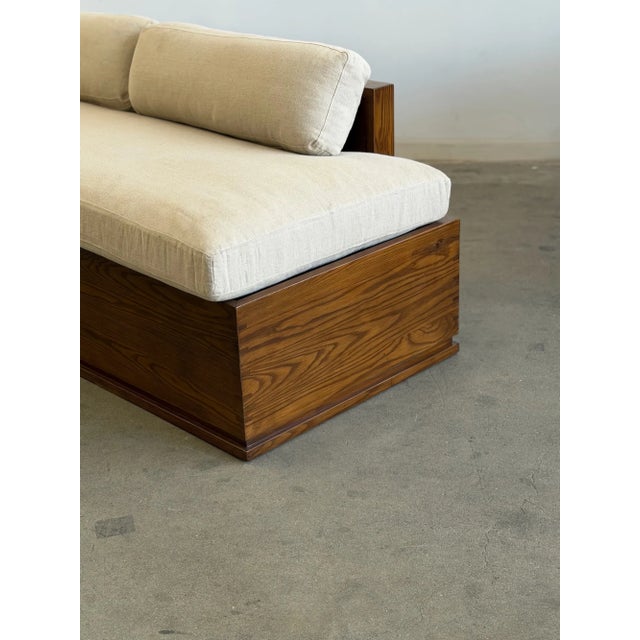 Wood Contemporary Banquet Bench For Sale - Image 7 of 13