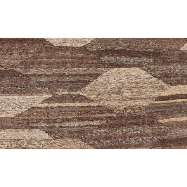 2020s Hand-Woven Wool Flatweave Kilim by Keivan Woven Arts 6'9 X 9'8 For Sale - Image 5 of 13