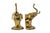 Rare Vintage Mid-Century Hollywood Regency Brass Elephant Bookends (12") These bookends are highly emblematic of the...