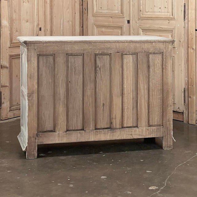 19th Century Country French Whitewashed Oak Buffet For Sale - Image 18 of 18