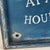 Late 20th Century Brilliant Decorative Vintage Tavern Sign in Blues, Advertising Meals Where Miners Are Welcome For Sale - Image 5 of 13