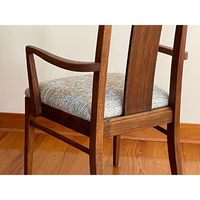 Brown Drexel Perspecta Style Walnut Chair For Sale - Image 8 of 10