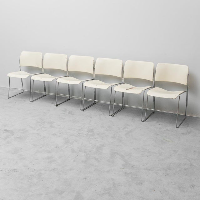 40/4 Chairs by David Rowland for GF Furniture, 1960s, Set of 6 For Sale - Image 12 of 12