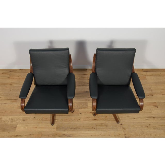 1960s Set of Office Armchairs from Soda Galvano, Norway, 1960s For Sale - Image 5 of 18