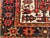 Vintage Persian Heriz Karajeh Rug, Hand-Knotted Wool, Geometric Pattern, Red & Ivory, 2x3 For Sale - Image 9 of 12